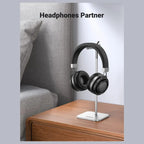 UGREEN Adjustable Headphone Stand 80701, Aluminium, 11.3" Height, 3.86" Base, Polished Finish