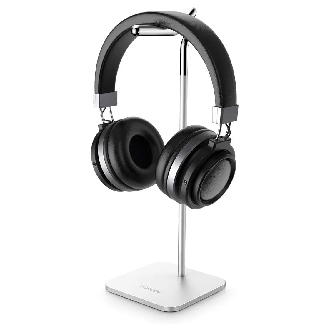 UGREEN Adjustable Headphone Stand 80701, Aluminium, 11.3" Height, 3.86" Base, Polished Finish