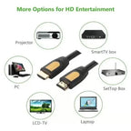 UGREEN 4K HDMI to HDMI Cable, 3 Meter, 4K at 60Hz, 10.2Gbps High-Speed With Ethernet, 1080P and 3D Support, ARC Audio, 10130