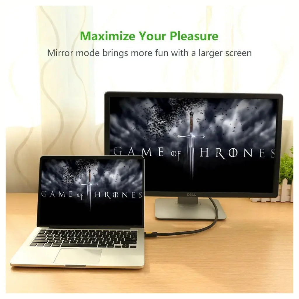 UGREEN HDMI 2.0 Male to Male Cable, 2 Meter, 4K at 60Hz Ultra HD, 18Gbps High Speed, 3D Support and ARC Audio, Model 10129