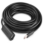 UGREEN 10321 USB 2.0 Active Extension Cable, 10 Meter, 480Mbps, FE 1.1s Signal Booster Chipset, Male to Female, Triple-Shielding