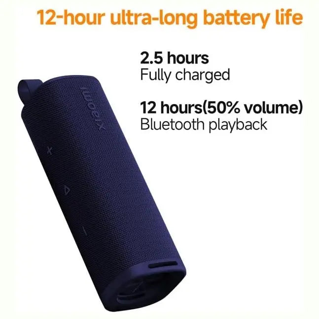 Xiaomi Portable Bluetooth Speaker, 30W High-Quality Sound, True Wireless Stereo, Bluetooth 5.4, IP69 Waterproof, Long Time Playback, Blue, MDZ-37-DB