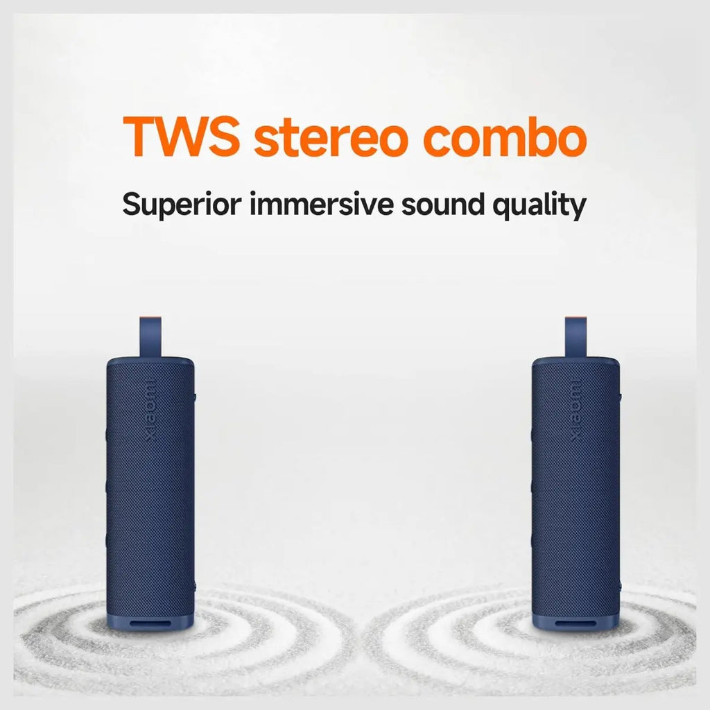 Xiaomi Portable Bluetooth Speaker, 30W High-Quality Sound, True Wireless Stereo, Bluetooth 5.4, IP69 Waterproof, Long Time Playback, Blue, MDZ-37-DB