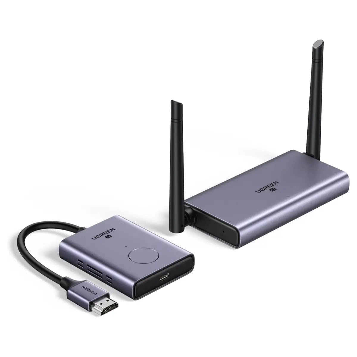 UGREEN CM506 Wireless HDMI Extender, 50 Metres, HDMI and VGA Output, 1080p@60Hz 5GHz Transmitter Receiver, 50633A