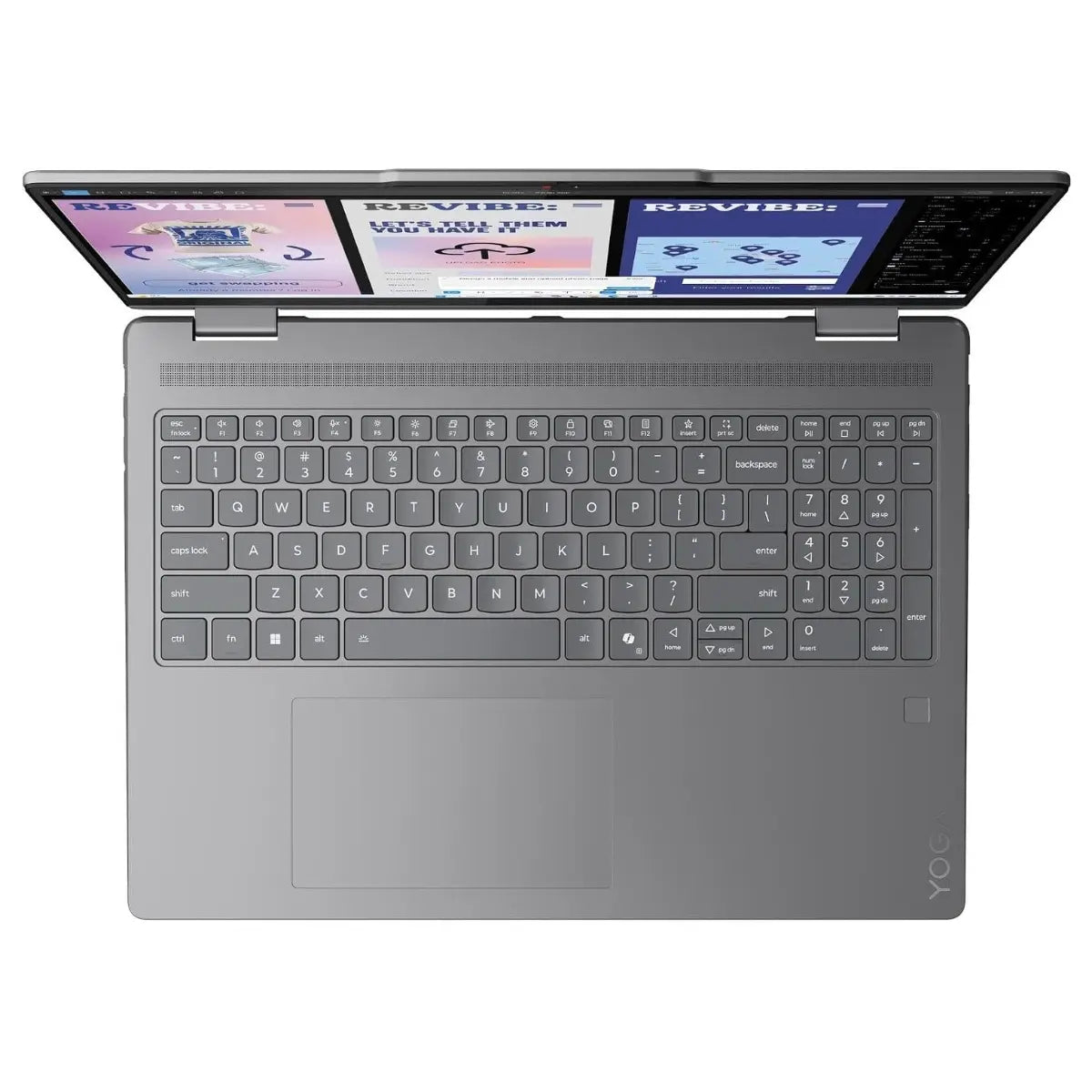 Lenovo Yoga 7i 2-in-1 Laptop, Intel Core Ultra 7 256V Up to 4.8GHz, 16GB LPDDR5X-8533 RAM, 512GB PCIe 4.0 NVMe SSD, Intel Arc Graphics 140V, 16" WUXGA Touch, Windows 11 Home, Luna Grey, 83JT0047US