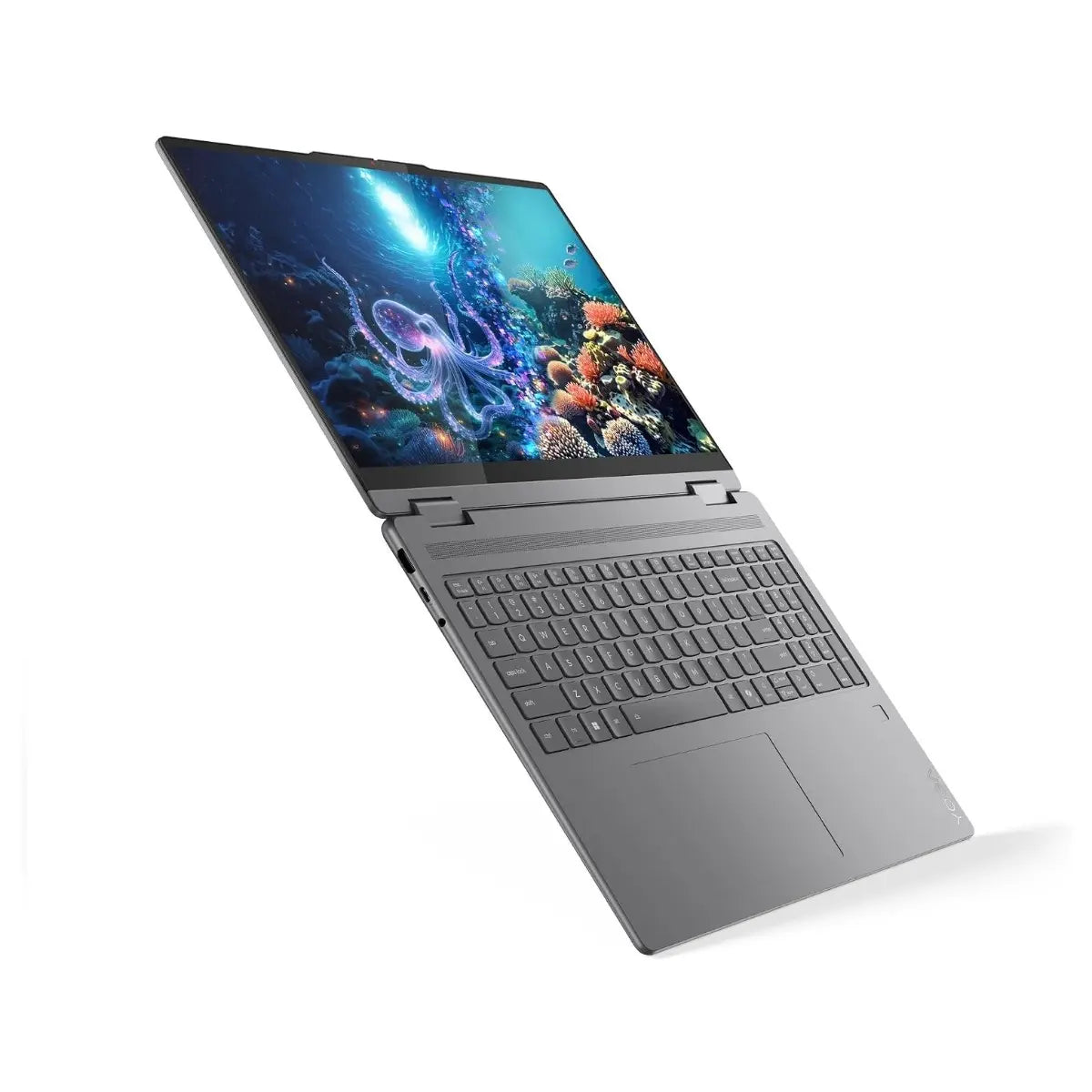 Lenovo Yoga 7i 2-in-1 Laptop, Intel Core Ultra 7 256V Up to 4.8GHz, 16GB LPDDR5X-8533 RAM, 512GB PCIe 4.0 NVMe SSD, Intel Arc Graphics 140V, 16" WUXGA Touch, Windows 11 Home, Luna Grey, 83JT0047US