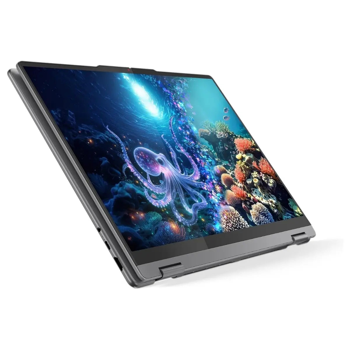 Lenovo Yoga 7i 2-in-1 Laptop, Intel Core Ultra 7 256V Up to 4.8GHz, 16GB LPDDR5X-8533 RAM, 512GB PCIe 4.0 NVMe SSD, Intel Arc Graphics 140V, 16" WUXGA Touch, Windows 11 Home, Luna Grey, 83JT0047US