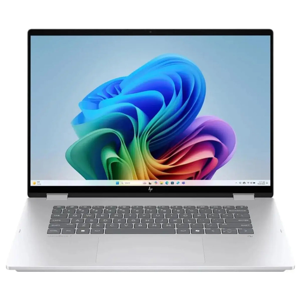 HP OmniBook 7 Flip 16T-AU000 2-in-1 Laptop, Intel Core Ultra 7 256V, 16GB DDR5 RAM, 512GB NVMe M.2 SSD, Intel Arc Graphics 140V, 16" WUXGA IPS Touchscreen, Windows 11 Home, Glacier Silver