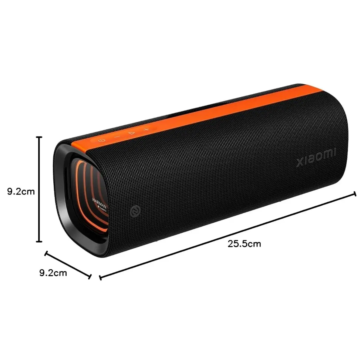 XIAOMI Sound Party Portable Bluetooth Speaker, 50W Stereo Sound With Deep Bass, Harman Audio EFX, Up to 26 Hours Playtime, IP67, TWS Pairing, 3D RGB Light, USB-C PD Charging, Outdoor, Black, NS7