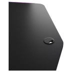 AndaSeat Shadow Warrior Electric Gaming Desk, Electric Height Adjustment 71-117cm, 160x60cm Carbon Fiber Texture Tabletop, Integrated RGB Lighting, Black, AD-D-DD1-1600L-02-B