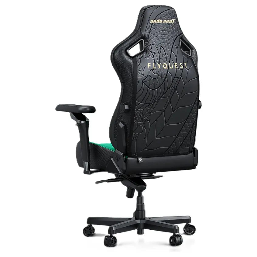 AndaSeat New Kaiser 4 XL Premium PVC Leather Gaming Chair, 6D Armrest, Adjustable Lumbar Support, FlyQuest Edition