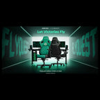 AndaSeat New Kaiser 4 XL Premium PVC Leather Gaming Chair, 6D Armrest, Adjustable Lumbar Support, FlyQuest Edition