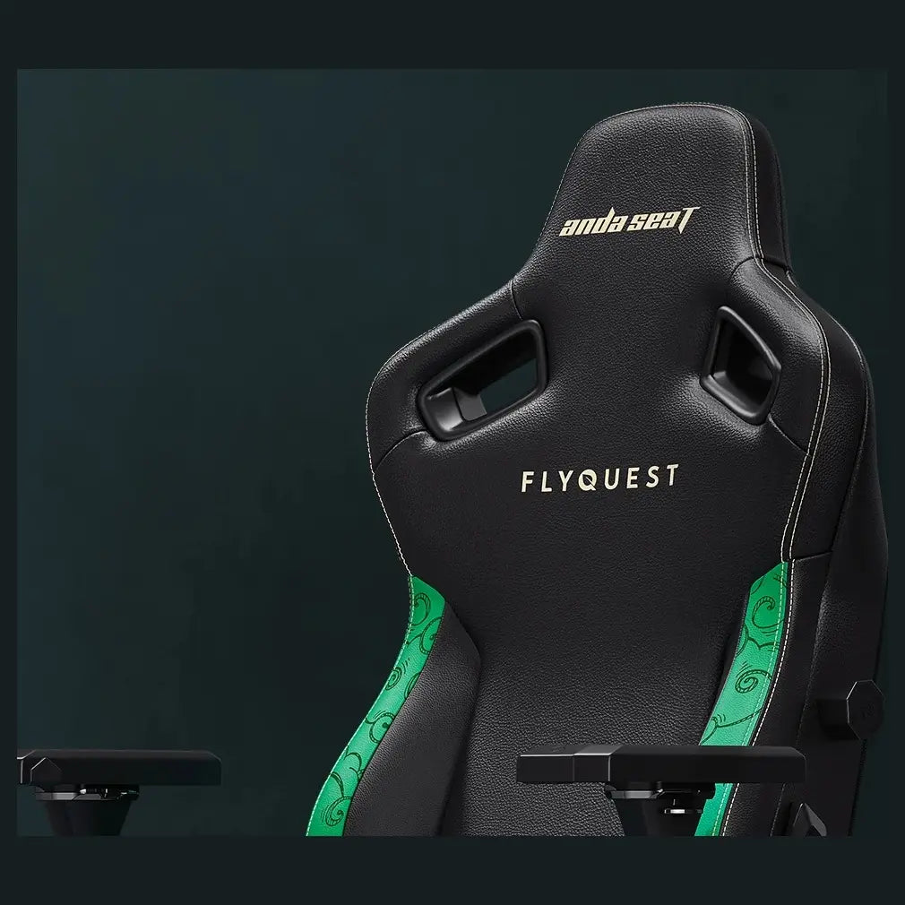 AndaSeat New Kaiser 4 XL Premium PVC Leather Gaming Chair, 6D Armrest, Adjustable Lumbar Support, FlyQuest Edition
