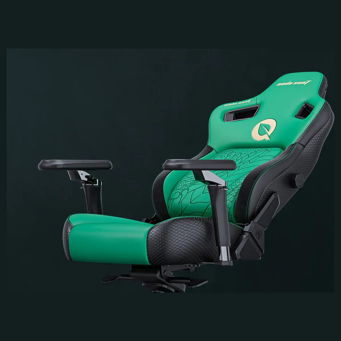 AndaSeat New Kaiser 4 XL Premium PVC Leather Gaming Chair, 6D Armrest, Adjustable Lumbar Support, FlyQuest Edition