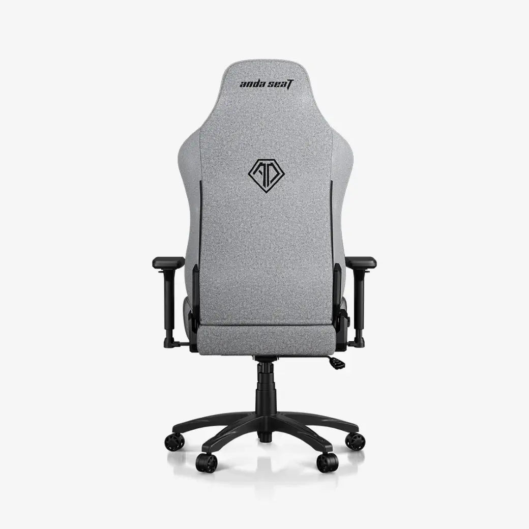 Anda Seat Phantom 4 Series Ergonomic Gaming Chair, Dynamic Auto-Tracking Lumbar With 15-Level Depth Adjustment, 135 Degree Recline With 15 Degree Rocking, 2D Adjustable Armrests, Gray Fabric, AD18YSDC-72-G-F-G02