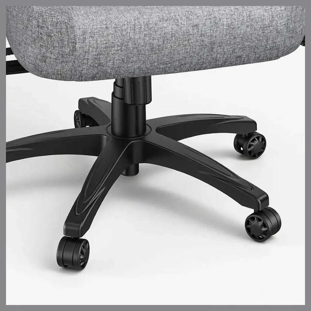Anda Seat Phantom 4 Series Ergonomic Gaming Chair, Dynamic Auto-Tracking Lumbar With 15-Level Depth Adjustment, 135 Degree Recline With 15 Degree Rocking, 2D Adjustable Armrests, Gray Fabric, AD18YSDC-72-G-F-G02