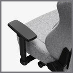 Anda Seat Phantom 4 Series Ergonomic Gaming Chair, Dynamic Auto-Tracking Lumbar With 15-Level Depth Adjustment, 135 Degree Recline With 15 Degree Rocking, 2D Adjustable Armrests, Gray Fabric, AD18YSDC-72-G-F-G02