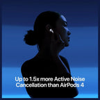 Apple AirPods 5 Wireless Earbuds, Active Noise Cancellation, Personalized Spatial Audio, Live Translation, USB-C Charging Case, H2 Chip, MKFW4