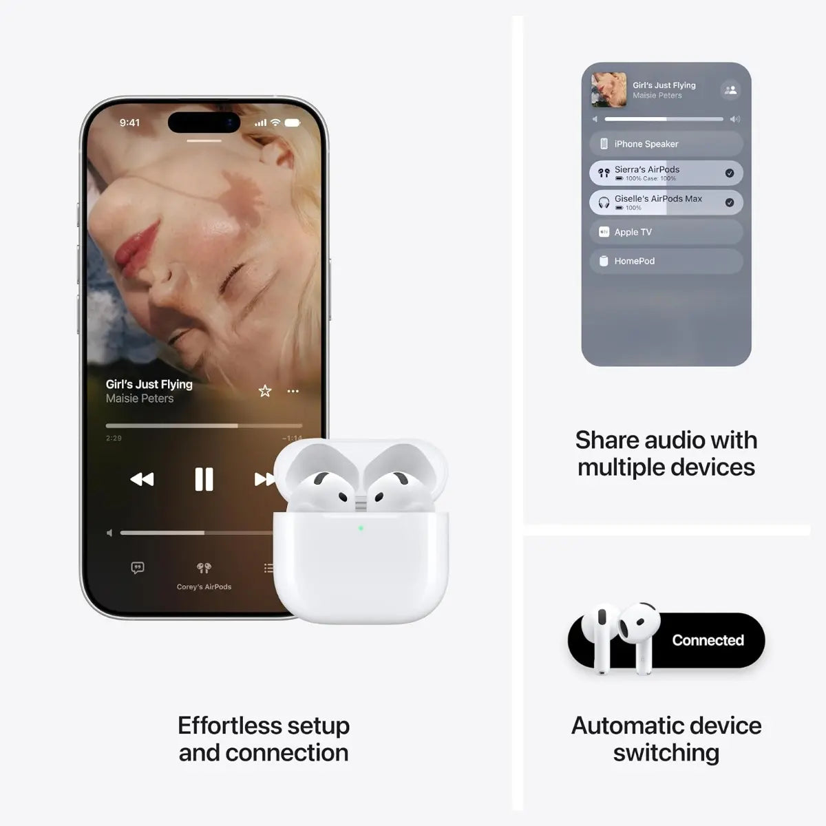Apple AirPods 5 Wireless Earbuds, Active Noise Cancellation, Personalized Spatial Audio, Live Translation, USB-C Charging Case, H2 Chip, MKFW4