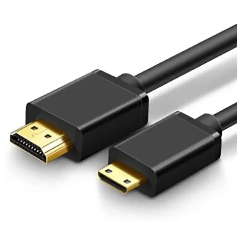 UGREEN 11167 4K Mini HDMI to HDMI Cable, 1.5 Meters, 4K at 30Hz, 3D Support, Ethernet and Audio Return, Gold-Plated Connectors