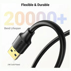 UGREEN 90722 USB 3.0 Extension Cable, 5 Meter USB A Male to A Female Extender