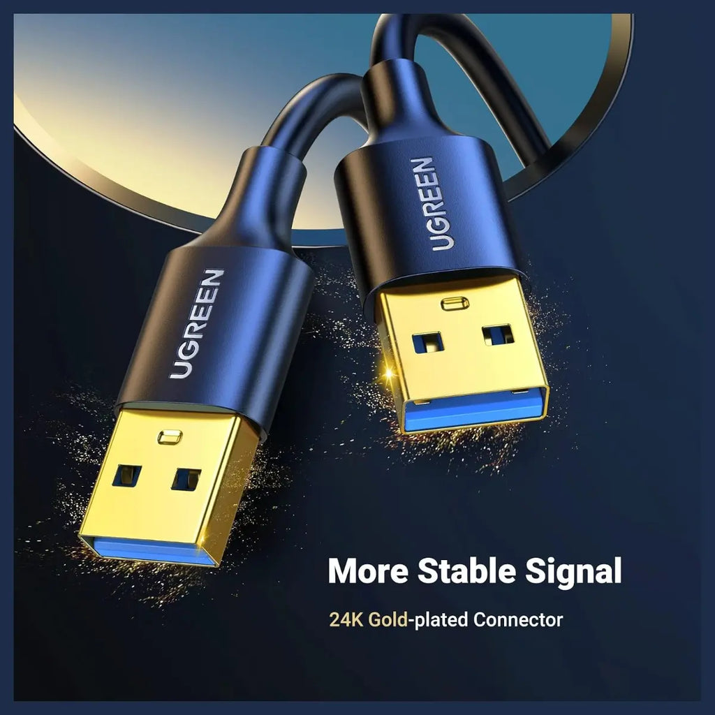 UGREEN USB Cable 3.0 Super Speed Cable A Male to A Male, Up to 5Gbps, 3m, 90576