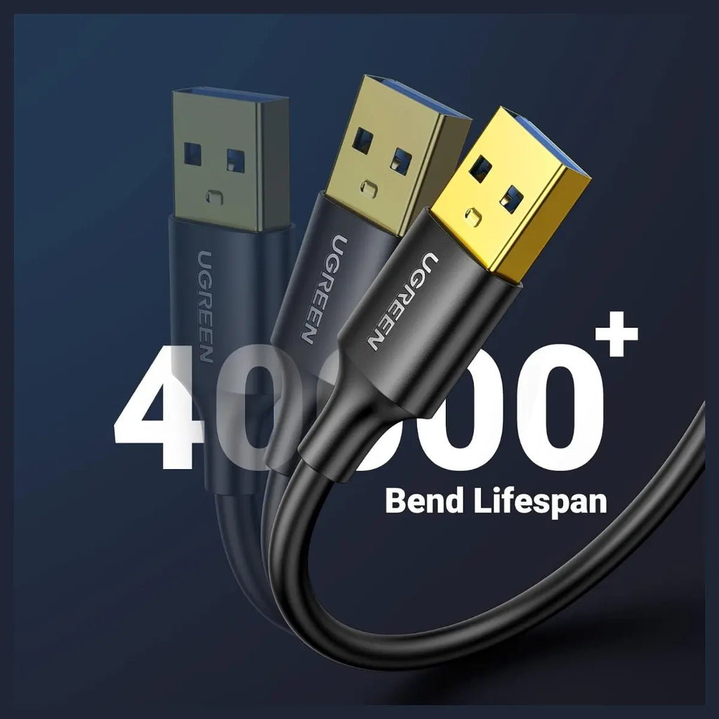 UGREEN USB Cable 3.0 Super Speed Cable A Male to A Male, Up to 5Gbps, 3m, 90576