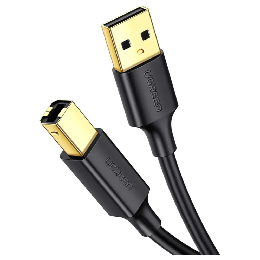 UGREEN USB 2.0 Printer Cable, USB A-Male to B-Male, Up to 480Mb/s High Speed Transfer, 2M, 20847 US135