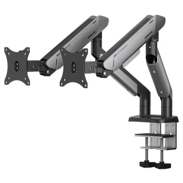 AndaSeat Stealth Pro II Duo A9-2S Ergonomic Dual Monitor Arm, Up to 42 Inch, Quick Release VESA 75x75 and 100x100, 2-15kg Per Screen, Titanium