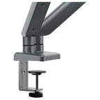 Anda Seat Stealth II Duo A6D-2S Ergonomic Monitor Arm, 17-32 Inch, 2-9kg, Gas-Spring, 360 Degree Rotation, Quick Release VESA 75x75mm and 100x100mm, White AD-W-A6D-2S-BW