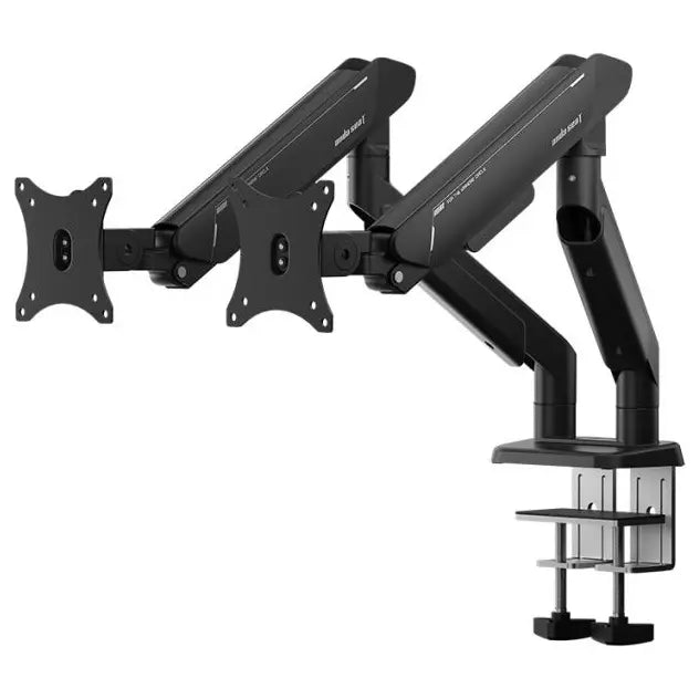 Anda Seat Stealth PRO II Duo A9-2S Ergonomic Dual Monitor Arm, 17 to 42 Inch, 2 to 15kg Per Screen, Quick Release VESA 75x75mm and 100x100mm, Black AD-W-A9-2S-BB