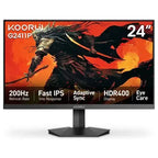 KOORUI G2411P 24-Inch FHD Fast IPS 200Hz, 1ms MPRT, Adaptive Sync, HDR400, 90% DCI-P3 Gaming Monitor