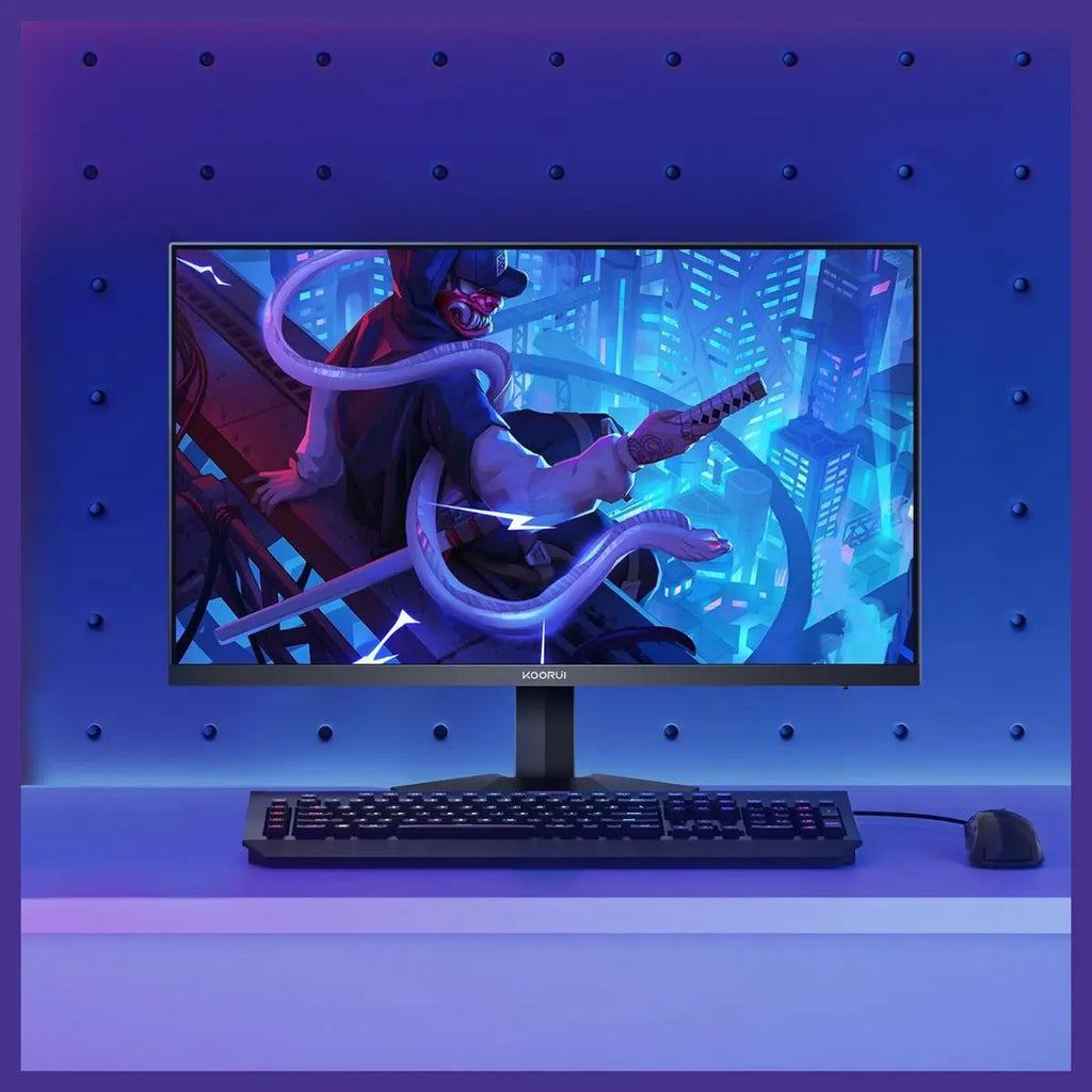 KOORUI G2711X 27 Inch Gaming Monitor, IPS, Full HD 1080P, 240Hz, 1ms, HDR 400, Adaptive Sync, 99% SRGB