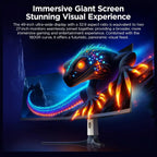 KOORUI S4941XO 49" OLED Gaming Monitor, 5120x1440 240Hz, 0.03ms GTG, FreeSync Premium AMD Adaptive Sync, HDR True Black 400, 98% DCI-P3, QD OLED, 1500000:1, Black