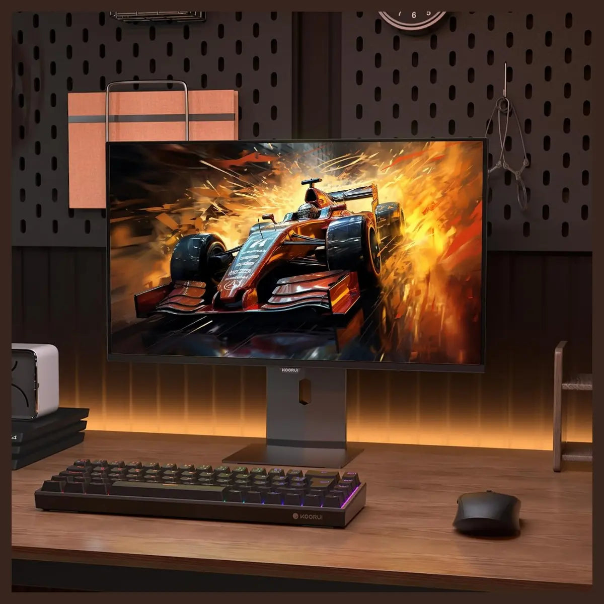 KOORUI S3241XO 32 Inch 4K OLED Gaming Monitor, UHD 240Hz 0.03ms, HDR True Black 400, Adaptive Sync, 99% DCI-P3, HDMI 2.1 And DP 1.4, USB Type-C