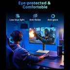 KTC M27T6 27 Inch QHD Mini LED Gaming Monitor, 2560x1440, 180Hz, 1ms, VESA DisplayHDR 1400, 148% sRGB, Fast IPS, FreeSync and G-Sync Compatible, DP1.4, 2x HDMI2.0, USB, VESA, White