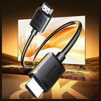 UGREEN 45433 HDMI 2.1 Cable, 8K@60Hz And 4K@240Hz, 48Gbps, Dolby Atmos, eARC, 3 Meter