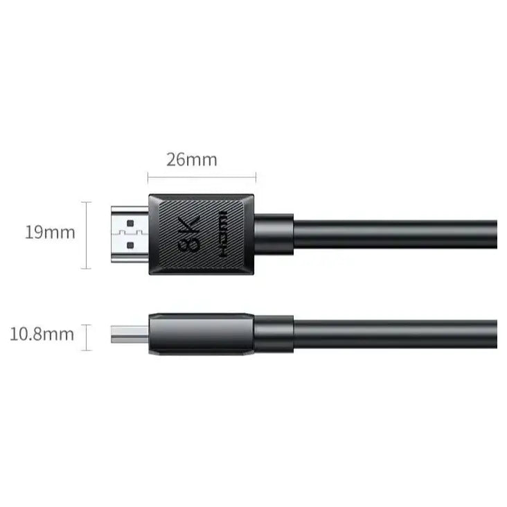 UGREEN 45433 HDMI 2.1 Cable, 8K@60Hz And 4K@240Hz, 48Gbps, Dolby Atmos, eARC, 3 Meter