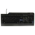 Lenovo USB Smartcard Keyboard KUS0866, 104-Key Full-Size QWERTZ Layout, Integrated Smart Card Reader ISO 7816 T=0 T=1, USB Connector, Business Black
