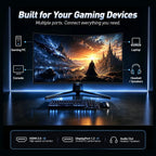 KOORUI G3221SC 32 Inch Curved Gaming Monitor, QHD 2560x1440p 170Hz 1ms, 1500R, FreeSync Premium and G-SYNC Compatible, 95% DCI-P3, HDR10, HDMI x2 and DP