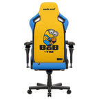 AndaSeat Kaiser 4 XL Minions Bob Gaming Chair, Premium PVC Leather, 6D Armrest, 24 Degree Pop-Out Lumbar With Any-Angle Lock, Magnetic Memory-Foam Head Pillow With Cooling Layer, Bob Besties, AD12YDDC-XLL-41-YS-PV