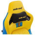 AndaSeat Kaiser 4 XL Minions Bob Gaming Chair, Premium PVC Leather, 6D Armrest, 24 Degree Pop-Out Lumbar With Any-Angle Lock, Magnetic Memory-Foam Head Pillow With Cooling Layer, Bob Besties, AD12YDDC-XLL-41-YS-PV