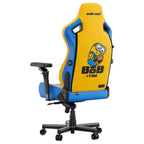 AndaSeat Kaiser 4 XL Minions Bob Gaming Chair, Premium PVC Leather, 6D Armrest, 24 Degree Pop-Out Lumbar With Any-Angle Lock, Magnetic Memory-Foam Head Pillow With Cooling Layer, Bob Besties, AD12YDDC-XLL-41-YS-PV