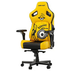 AndaSeat Kaiser 4 XL Minions Stuart Premium PVC Leather Gaming Chair, 6D Armrest, 24 Degree Pop-Out Lumbar With Any-Angle Lock, Magnetic Memory-Foam Head Pillow With Cooling Layer, Stuart Banana, AD12YDDC-XLL-40-YB-PV