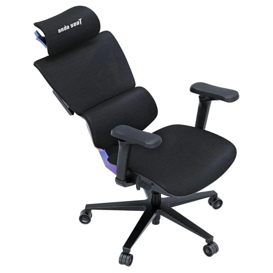 AndaSeat X-Air Pro Mesh Office Gaming Chair, Self-Adaptive Tilt Lumbar, 3D Headrest Comfort, 5D 360 Degree Rotating Armrests, Customizable Back Frame, Celeste, AD-WY-01-BBC-B01