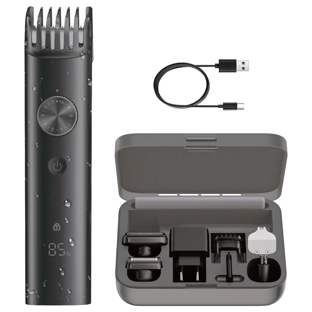Xiaomi Grooming Kit Pro, Self-Sharpening Stainless Steel Blades, 40 Length Settings, 0.5mm Trimming Precision, IPX7 Waterproof