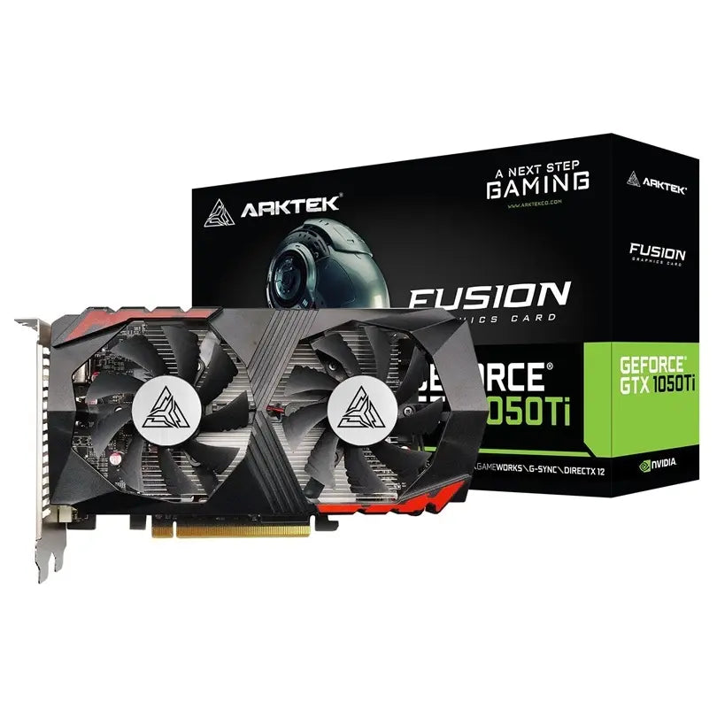 ARKTEK GeForce GTX 1050 Ti Video Graphics Card, 4GB GDDR5 128-Bit, 768SP 1290-1392MHz, DP 1.4 and DVI Digital Output
