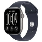 Apple Watch Series 12 (GPS) 46mm OLED LTPO Display, 64GB Storage, Aluminum Case with Sand Sport Band, Dark Bronze, Light Gold, Black, Space Gray