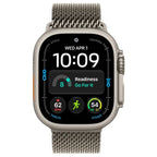 Apple Apple Watch Ultra 4, GPS + Cellular, 49mm, 64GB Storage, Titanium Case with Natural Titanium Milanese Loop - Natural