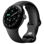 Google Pixel Watch 4 Smartwatch, 41mm Actua 360 Domed Display, 32GB Storage, LTE, Matte Black Case